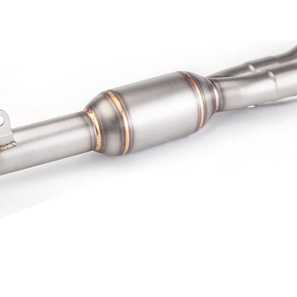Für CF-Moto 450SR 450NK 2022-2024 Auspuffanlage Vorderes Verbindungsrohr Endschalldämpfer Auspuffrohre – Detail 5
