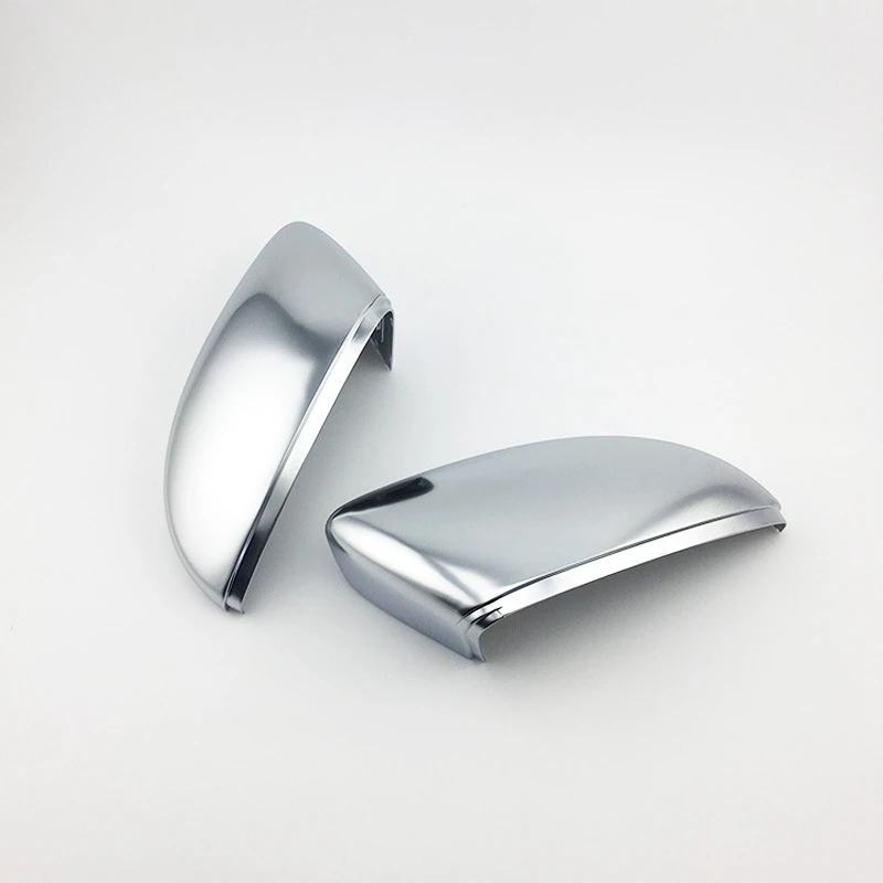 2 Pieces for Golf MK6 R20 Touran Golf GTI-6 Golf 6 R Side Wing Mirror Cover Caps Matte Chrome Rearview Mirror Cover Cap