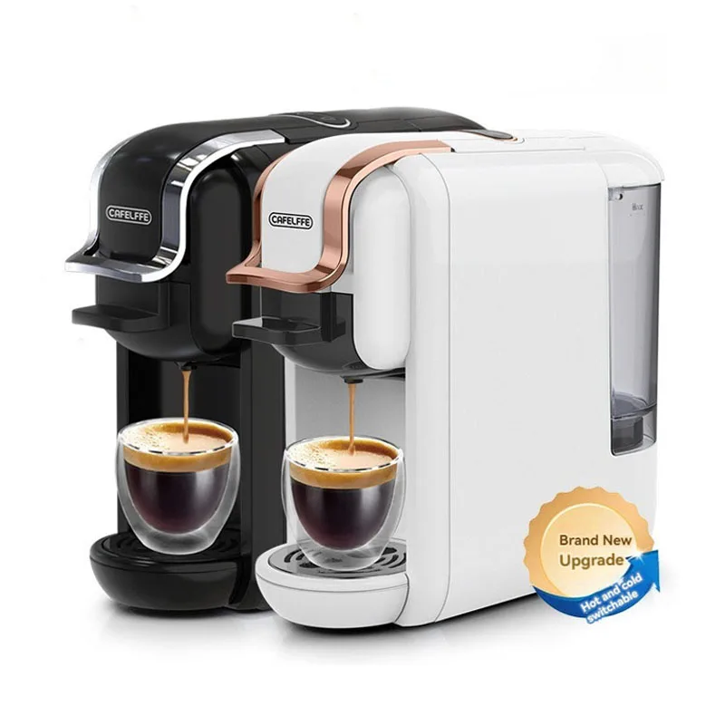 Hot sell19Bar high extraction electric 5 in 1 Capsule Multiple DG/Nes/K-cup capsule Espresso Coffee Maker Machine for hotel room