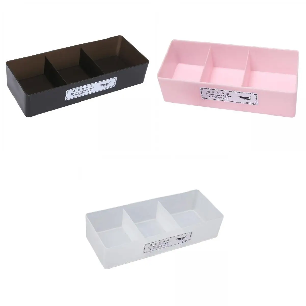 化粧品収納まつげボックス、マルチカラーオーガナイザー、アクセサリーとまつげ接着剤用メイクアップツール（美容サロン向け）