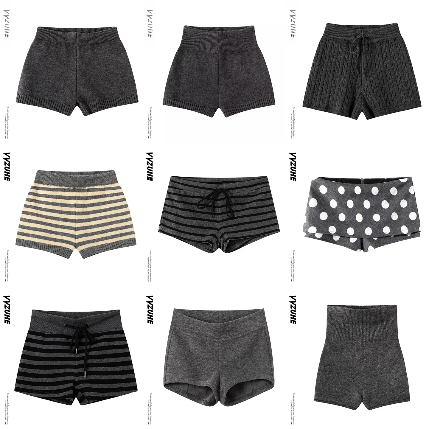 High Waist Polka Dot Stripe Base Layer Shorts Women Summer Slim Fit Sexy Outerwear Spring Commute Style Tummy Control Butt Li...
