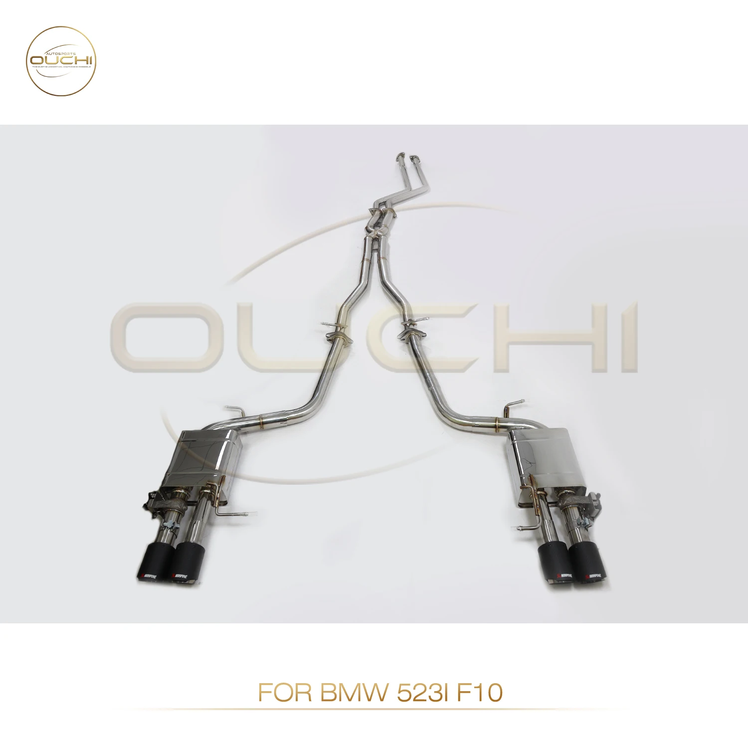 OUCHI Stainless Steel Exhaust Catback For BMW 523i F10 With Muffler Valves Auto Performance Parts Pipes Exhaust System