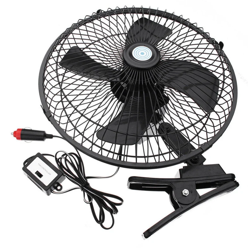 

Car Dashboard Swing Fan Car Clip-On Rotary Fan Home Gm Car Truck Fan