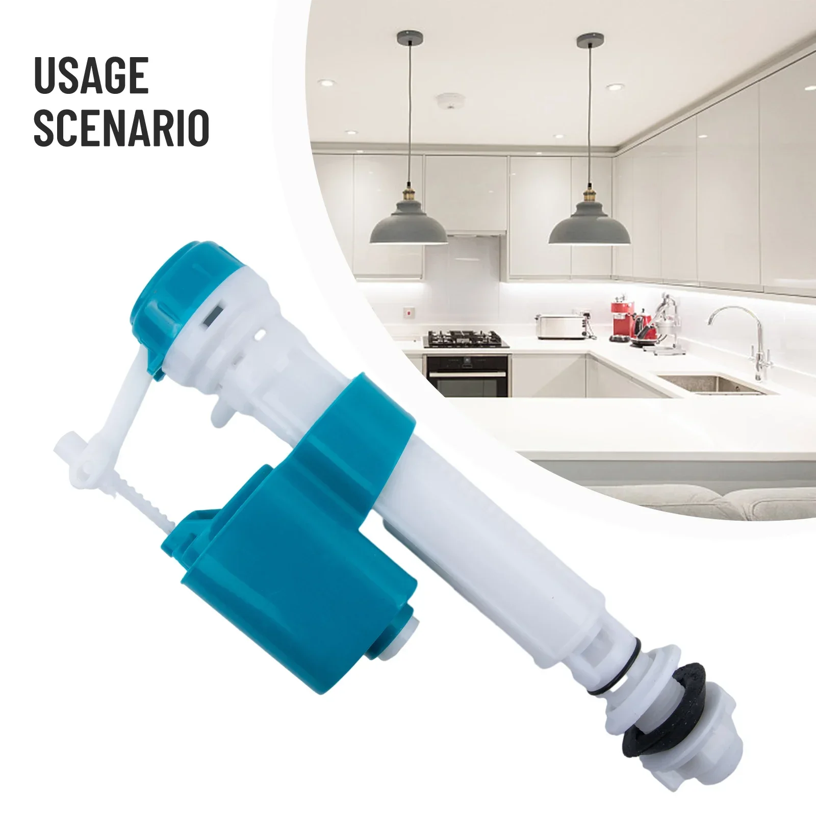 Brand New High Quality Hot Cistern Fill Valve Accessories Siphon Toilet Cistern Entry Fill Float Flush Valve Inlet