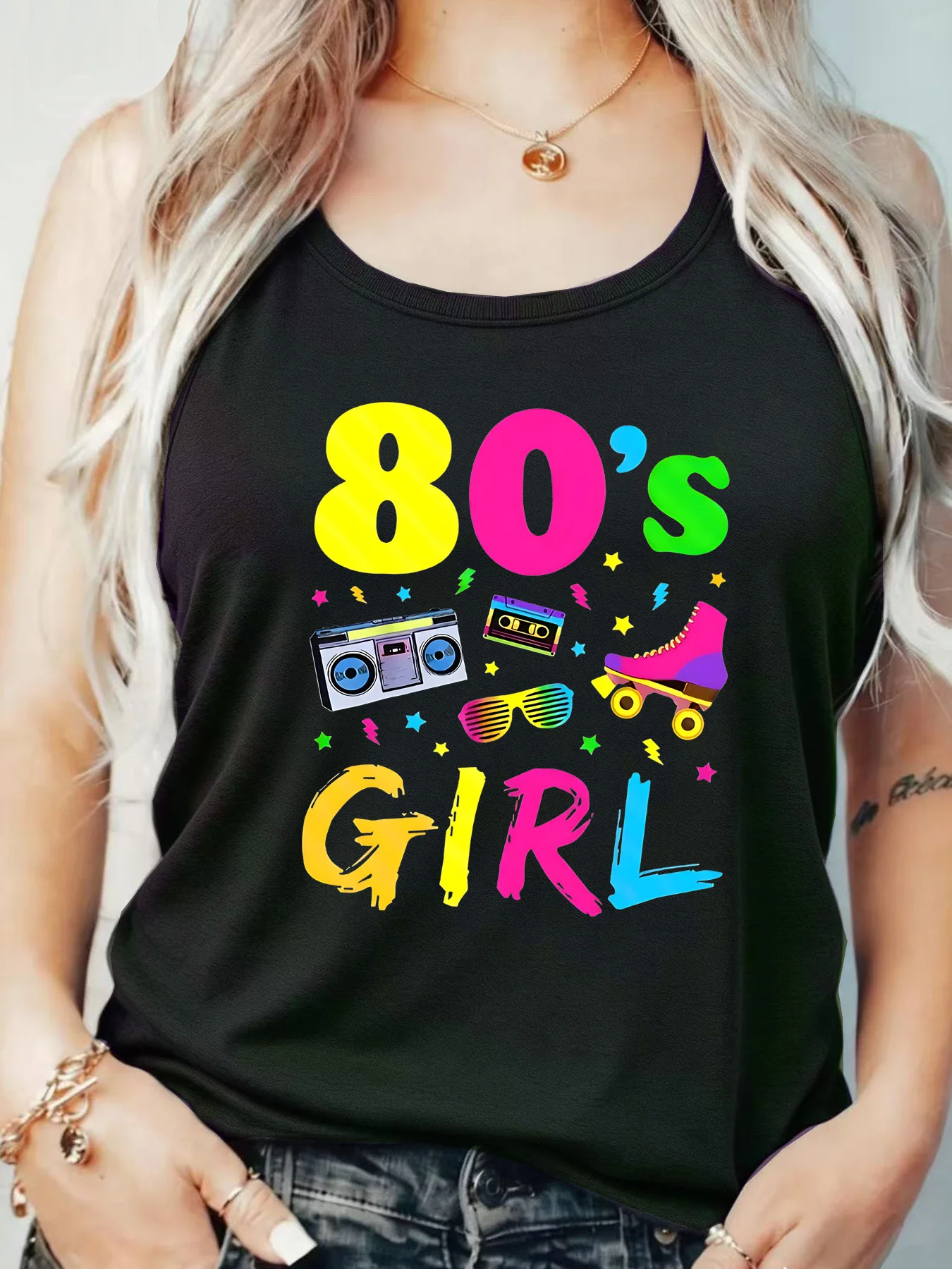 

Женская футболка свободного кроя с принтом и карманами, с круглым вырезом и воротником в рубчик, размеры 1-8XL, большие размеры, удобная повседневная модель