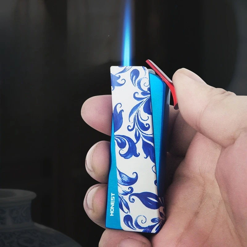 2026 Cool New Slim Inflatable Lighter, High Value, Sturdy and Durable, Men's Windproof Direct Fire Cigarette Lighter Gift