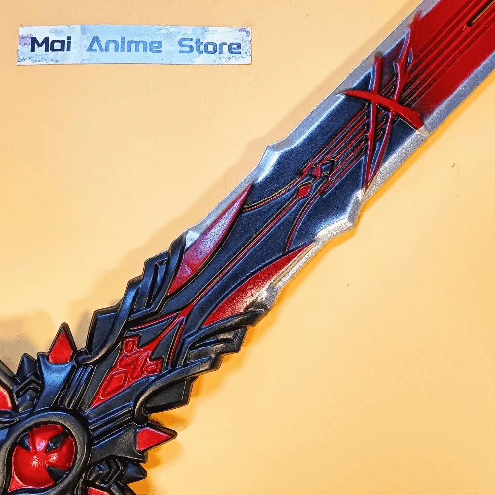 39인치 원신 카타나 오리지널 ABS 검 실제 크기 일본 카타나 애니메이션 코스프레 소품 닌자 칼 무딘 장난감 선물