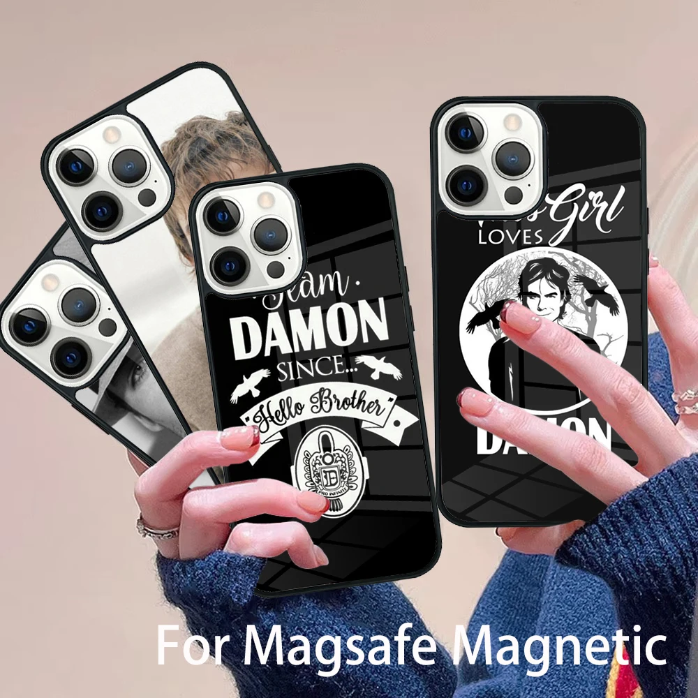 

Ian Somerhalder Phone Case Magesafe Magnetic Wireless Charge Cover For IPhone 16 11 12 13 14 15 Pro Max Plus Mini