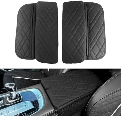 

Leather Console Cover for X5 X6 X7 2019-2026 | Waterproof Armrest Organizer