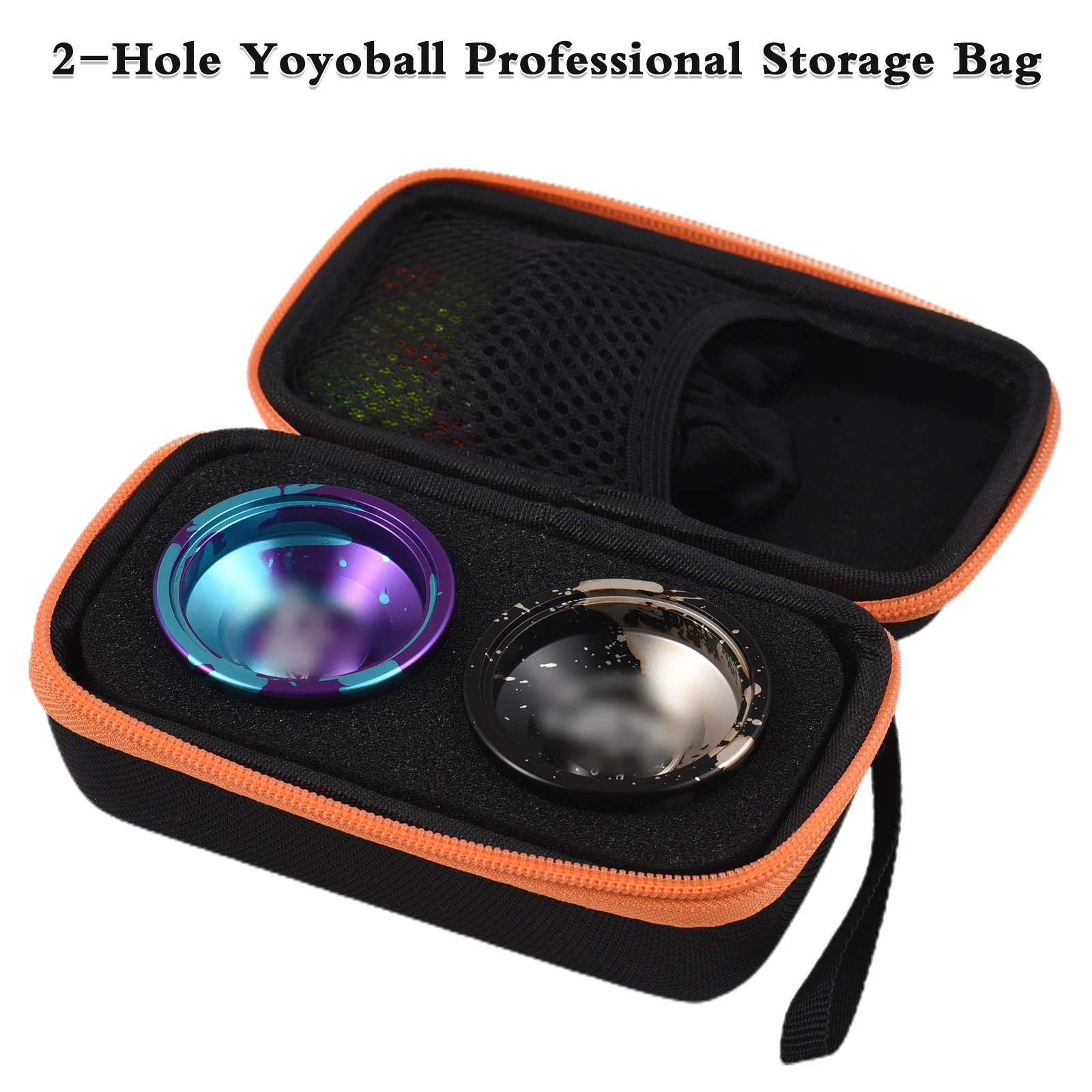 2 Hole Yoyoball Bag Yoyoball Professional Toy Storage Case EVA Foam Protect Your Yoyoball Accessories