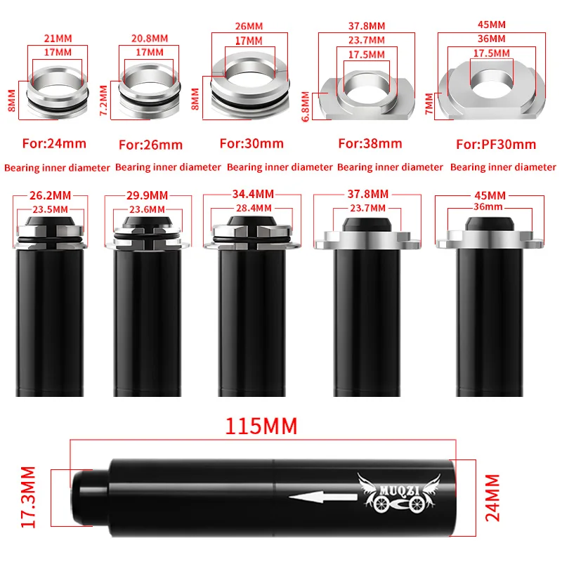 MUQZI BB30 BB68 BB90 PF30 Bottom Bracket Removal Tools Bike Bottom