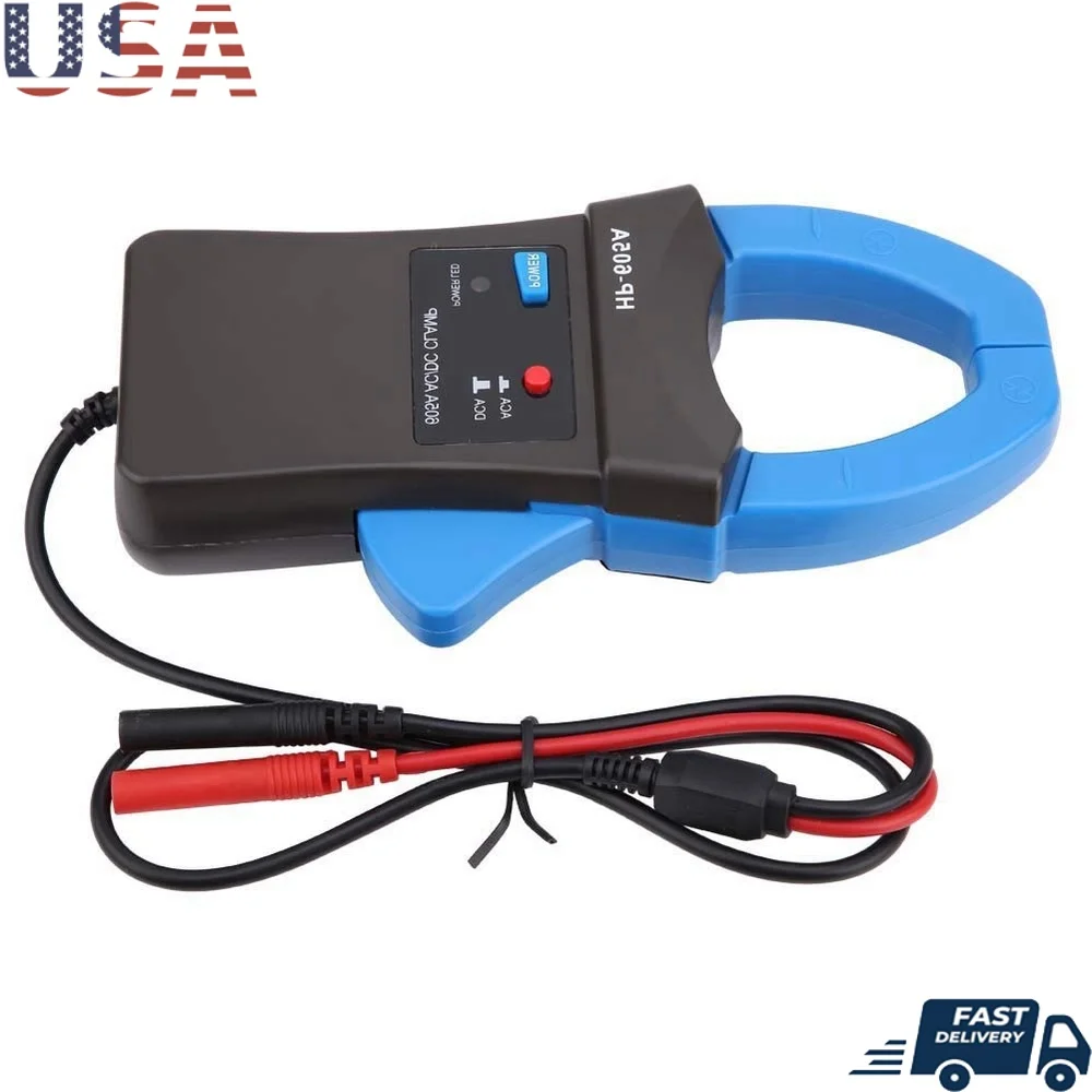 

600A DC AC Clamp Meter Adapter Easy Operation Current Measurement Test Probes Energy Monitoring Device Battery Operated
