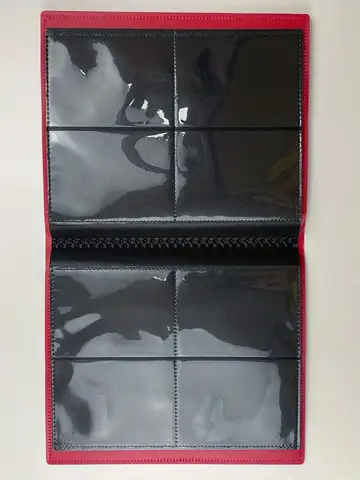 Trading card binder 4 pockets, 20 pages of 160 cards, side loading card book, football basketball card collector