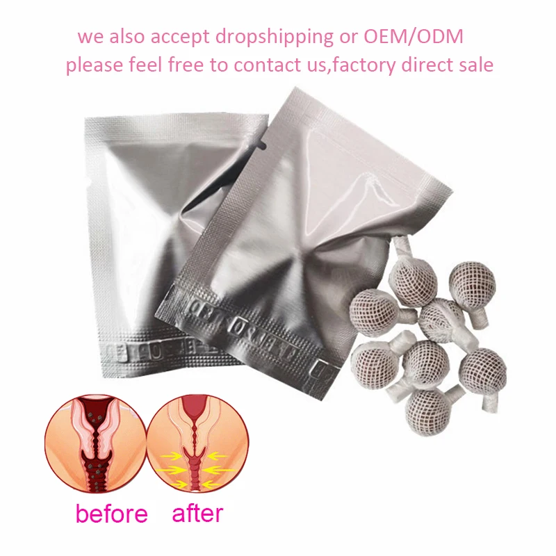 12pcs Vaginal Detox Pearls Fibroid Womb Detox Uterus Vagina Clean Point Yoni Pearls Discharge Toxins Gynaecology Pads Detox Swab