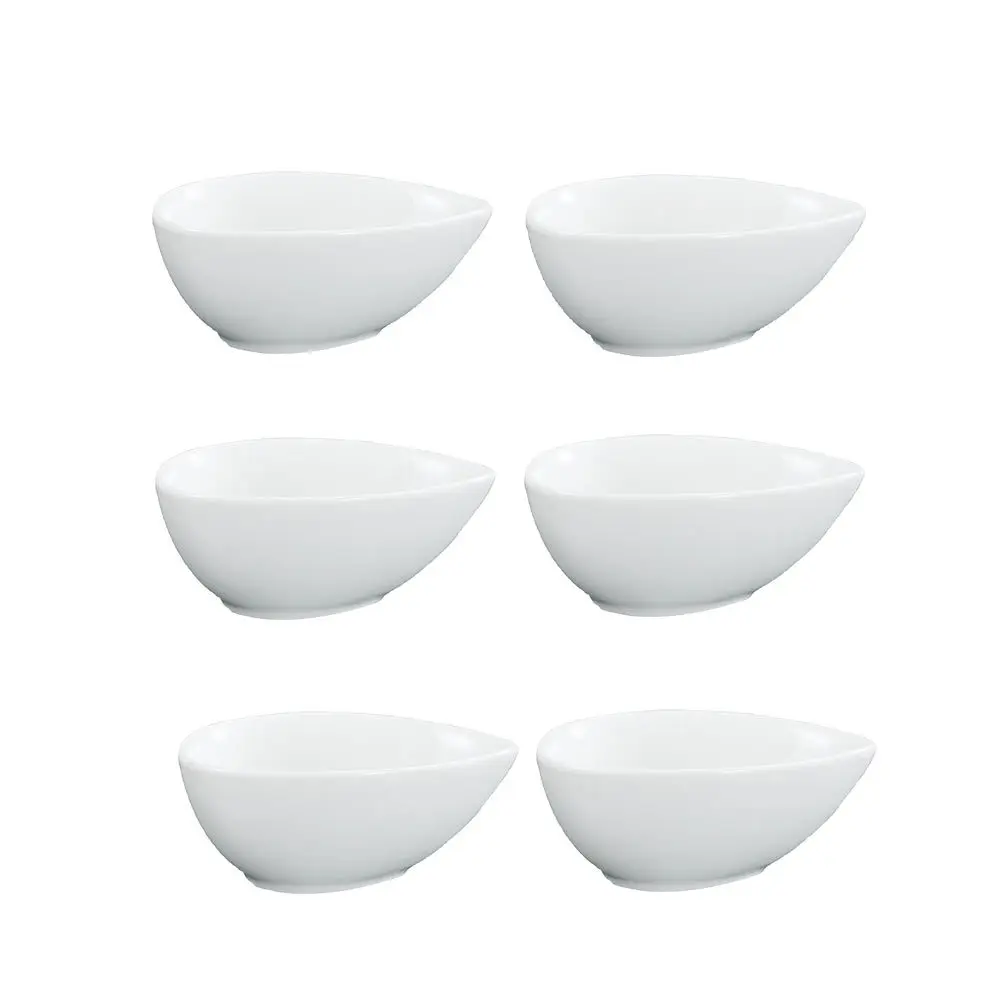 

6 шт. экологически чистая керамическая миска для приправ, гладкий безпятнистый дизайн, лучший подарок для чаши для закусок, контейнер для приправ