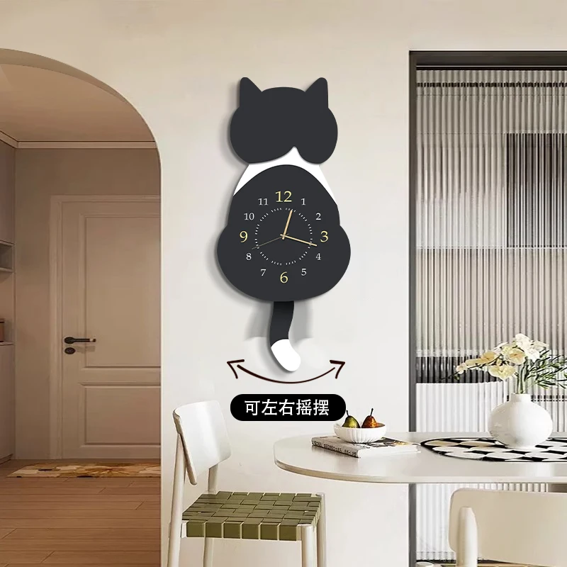 Design Nordic Wall Clocks Restaurant Silent Aesthetic Interior Wall Watch Art Mural Luxury Reloj De Pared Living Room Decoration