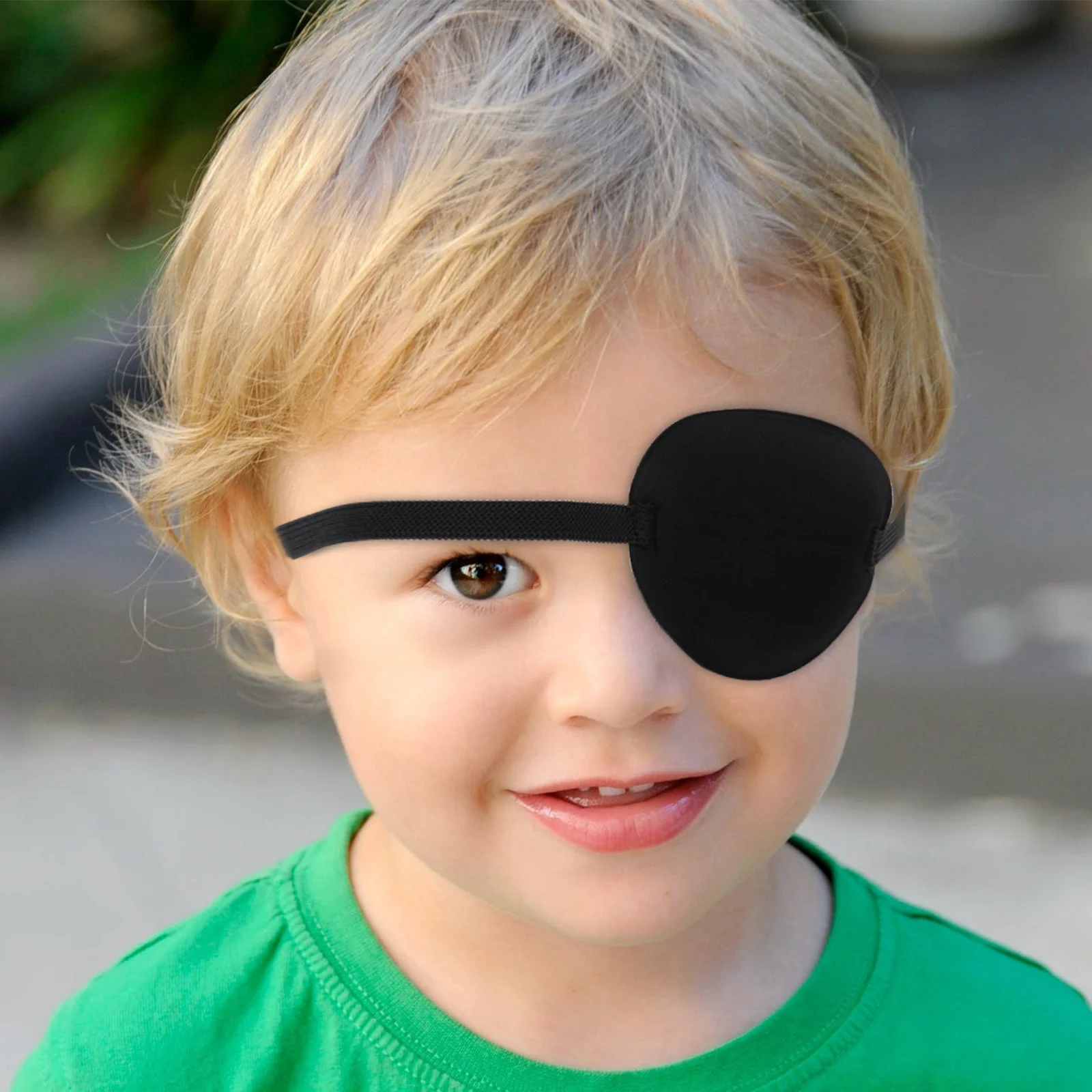 

10Pcs Lightweight Sponge Eye Patch for Adjustable Elastic Band Ideal for Amblyopia and Cosplay Pirate Use