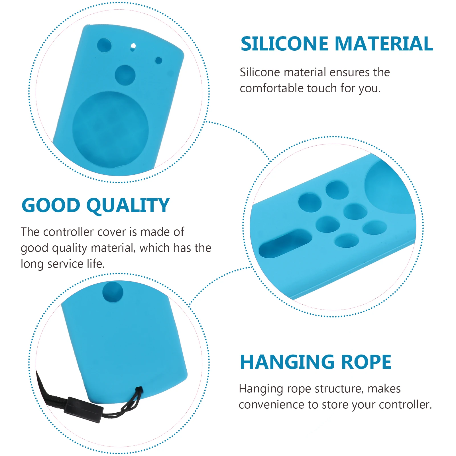 

1 set Silicone Remote Control Case Controller Cover Compatible Fit Firestick Long Service Life Easy Installation Complete