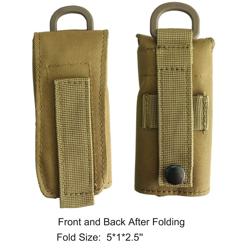 Outdoor Radfahren Wasser Flasche Tasche Taktische Molle Halter Lagerung Tasche Faltbare Mesh Wasser Flasche Sleeve Tasche für Rucksack – Detail 16