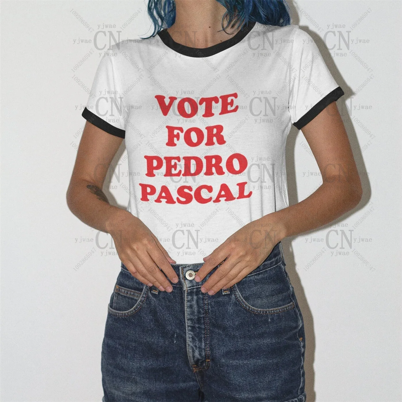 Napoleon Dynamite Vote For Pedro T-Shirt Casual Simple Short Sleeved Fashionable Streetwear Summer Men'S Women'S T-Shirts
