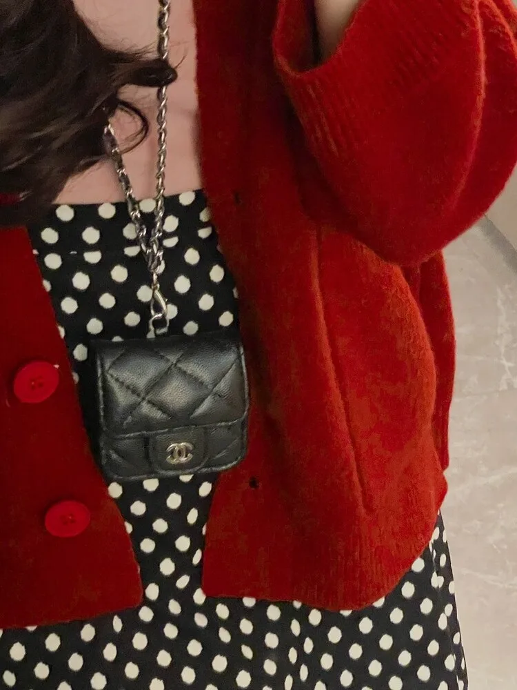 

Thiened Camere Кардиган Свитер Однотонная вязаная верхняя одежда Цельное очень тяжелое длинное пальто V-Ne