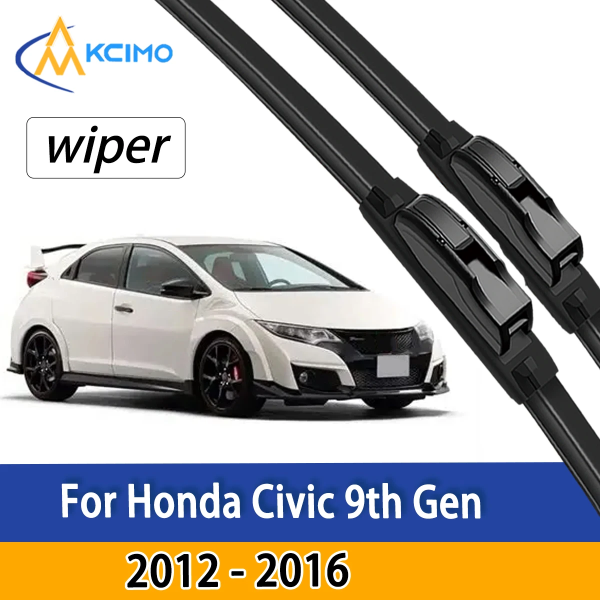 

Performance Car Front Wipers For Honda Civic 9th Gen 2012 - 2016 FK1 FK3 Hatchback Tourer