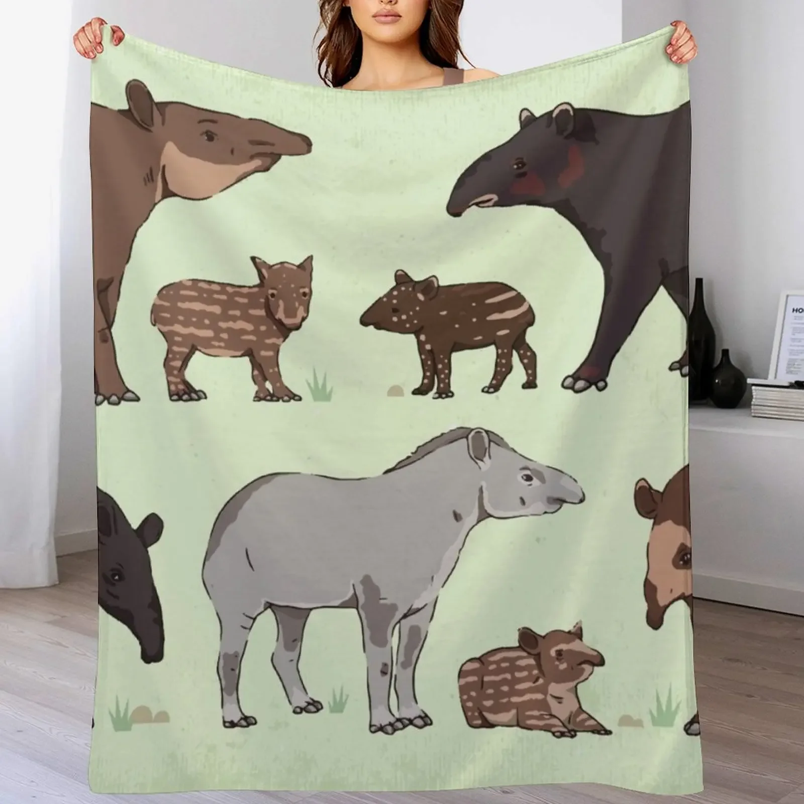 

tapirs Throw Blanket Versatile Cozy Throw Blanket for All Occasions