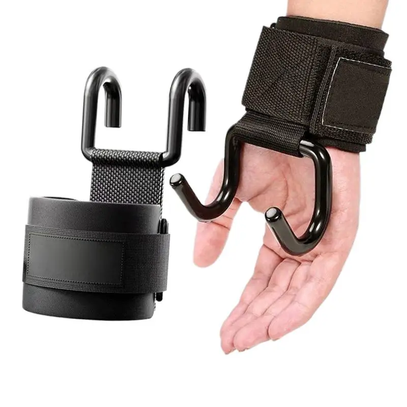 

Wrist Hooks for Weightlifting Fitness Weightlifting Hand Grips Gym Lifting Pull Up Hooks for Powerlifting Bodybuilding Shrugs