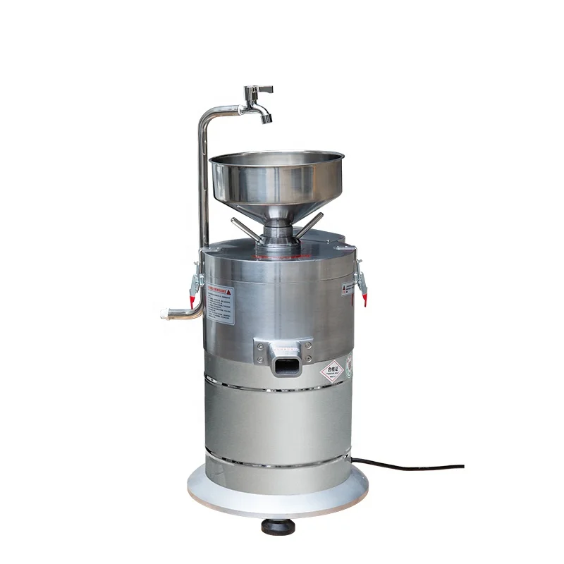 Commercial Stainless Steel Soy Milk Machine with High-efficiency Grinding and De-sludging Function for Tofu Production