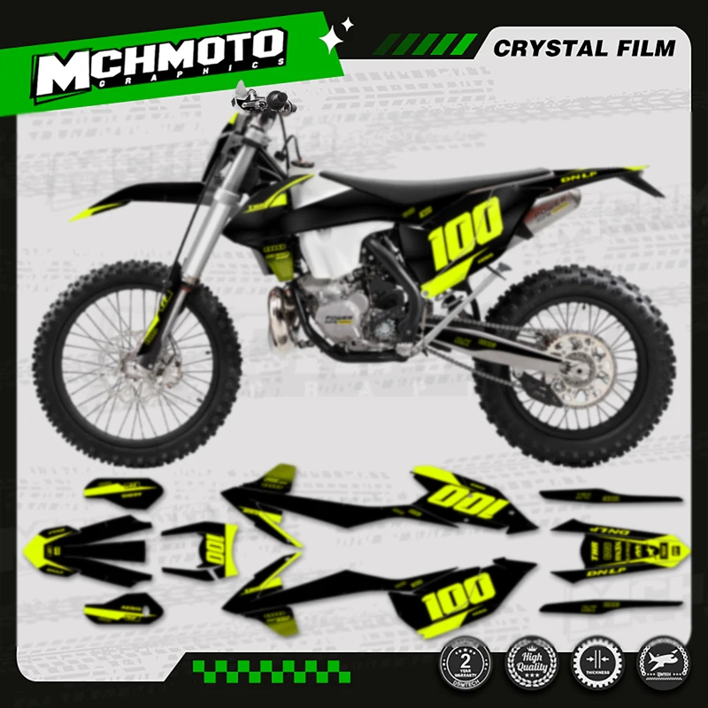 MCHMFG Full Graphics Decal Stickers For KTM SX SXF 2016 2017 2018 EXC EXC-F 2017 2018 2019 125 250 300 350 450 -009