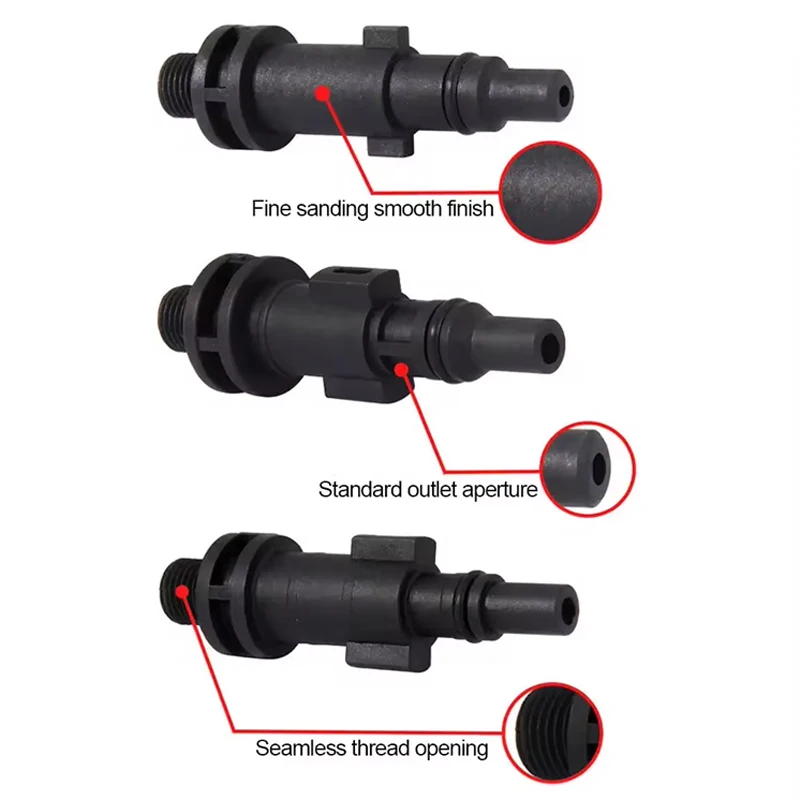 Pressure Washer Fitting Adapter Snow Foam Lance Adapter G1/4 Quick Release Connector Foam Nozzle for Karcher Bosch Lavor AR