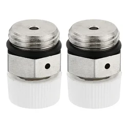 2Pcs Male Thread Nickel Plated Brass Manual Radiator Air Vent Plug Valve 1/8 1/4 3/8 1/2 3/4 For Radiator Heating Systems