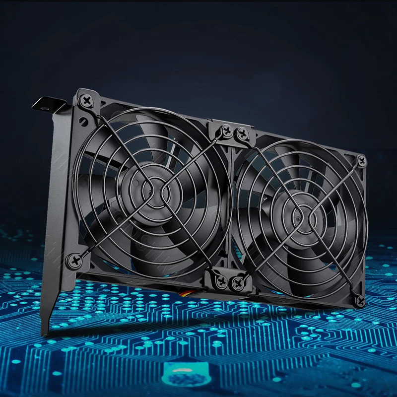 Gdstime 80MM CPU Case Fan 90MM Computer desktop universale VGA Cooler 8025 Partner Chassis Scheda grafica PCI Doppia e tripla ventola