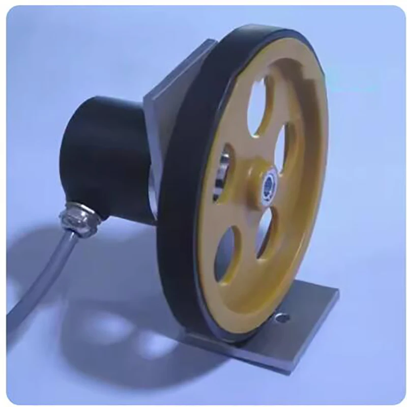 One set of rotary encoder, meter wheel with wheel bracket, encoder, and meter wheel bracket