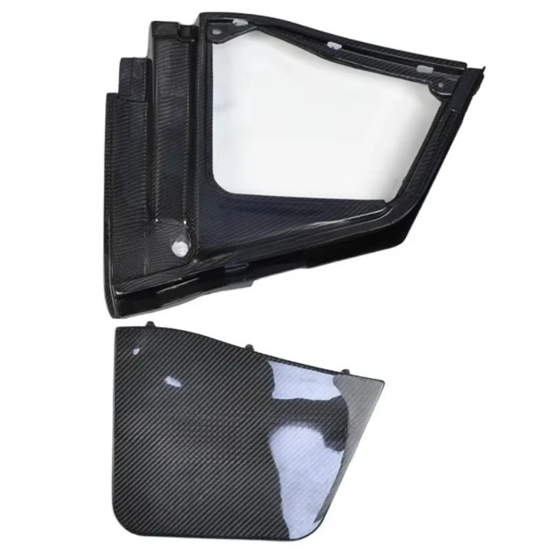 CUSTOMIZED CARBON FIBER ENGINE COMPONENT BATTERY COVER & BRAKE FLUID COVER Body Kit for 2016-2019 for Infiniti Q60