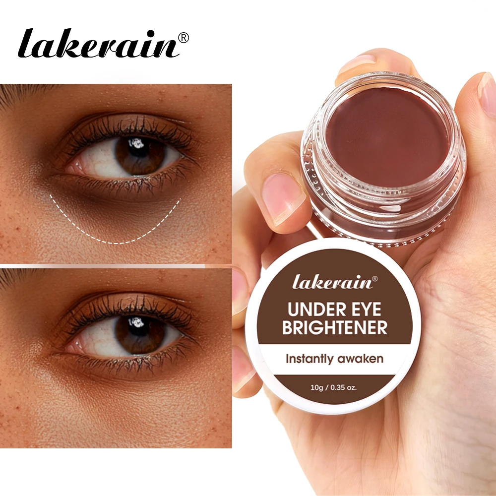 lakerain 4 color eye brightening concealer natural even skin tone long-lasting three-dimensional concealer