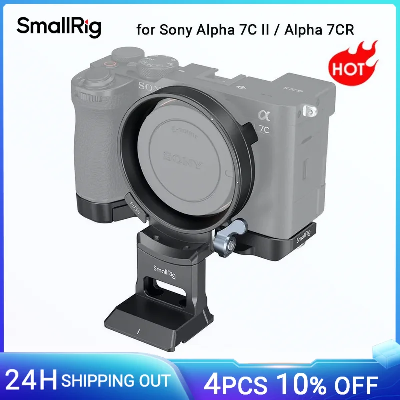 

SmallRig Rotatable Horizontal-to-Vertical Mount Plate Kit for Sony Alpha 7C II / Alpha 7CR Rotatable With Quick-Release Plate