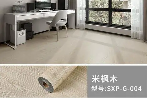 

1 Roll Self-Adhesive Pvc Flooring Roll Enhanced Durability Anti-Slip Waterproof For Kitchen Bathroom Bedroom Living Room Floor