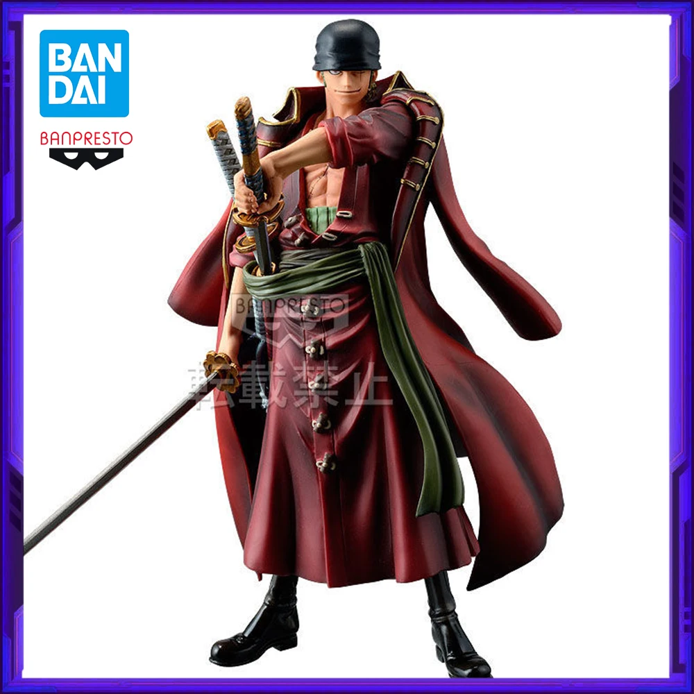 

В наличии Bandai Original Banpresto ONE PIECE DXF Roronoa Zoro аниме фигурка модель фигурки игрушки