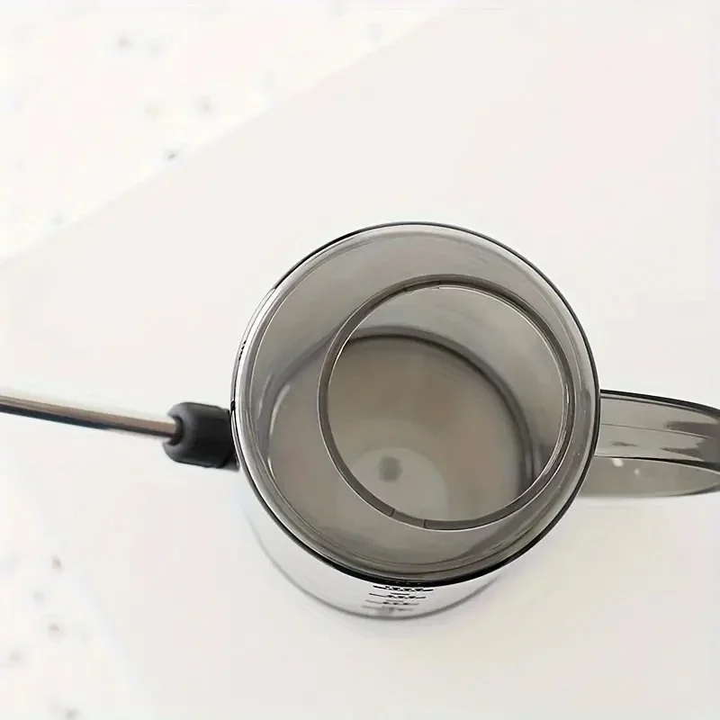 Stainless steel long mouth watering pot household transparent watering pot watering pot watering pot large capacity watering p