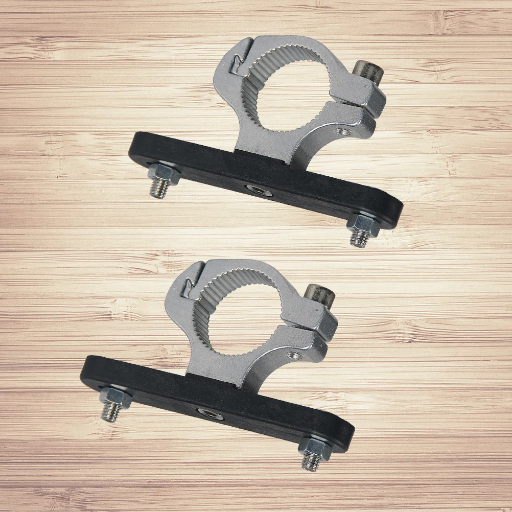 

2Pcs Water Bottle Cage Base Durable Metal Plastic 360 Degree Rotating Bottle Holder Cycling Handlebar Seatpost Mount Bike