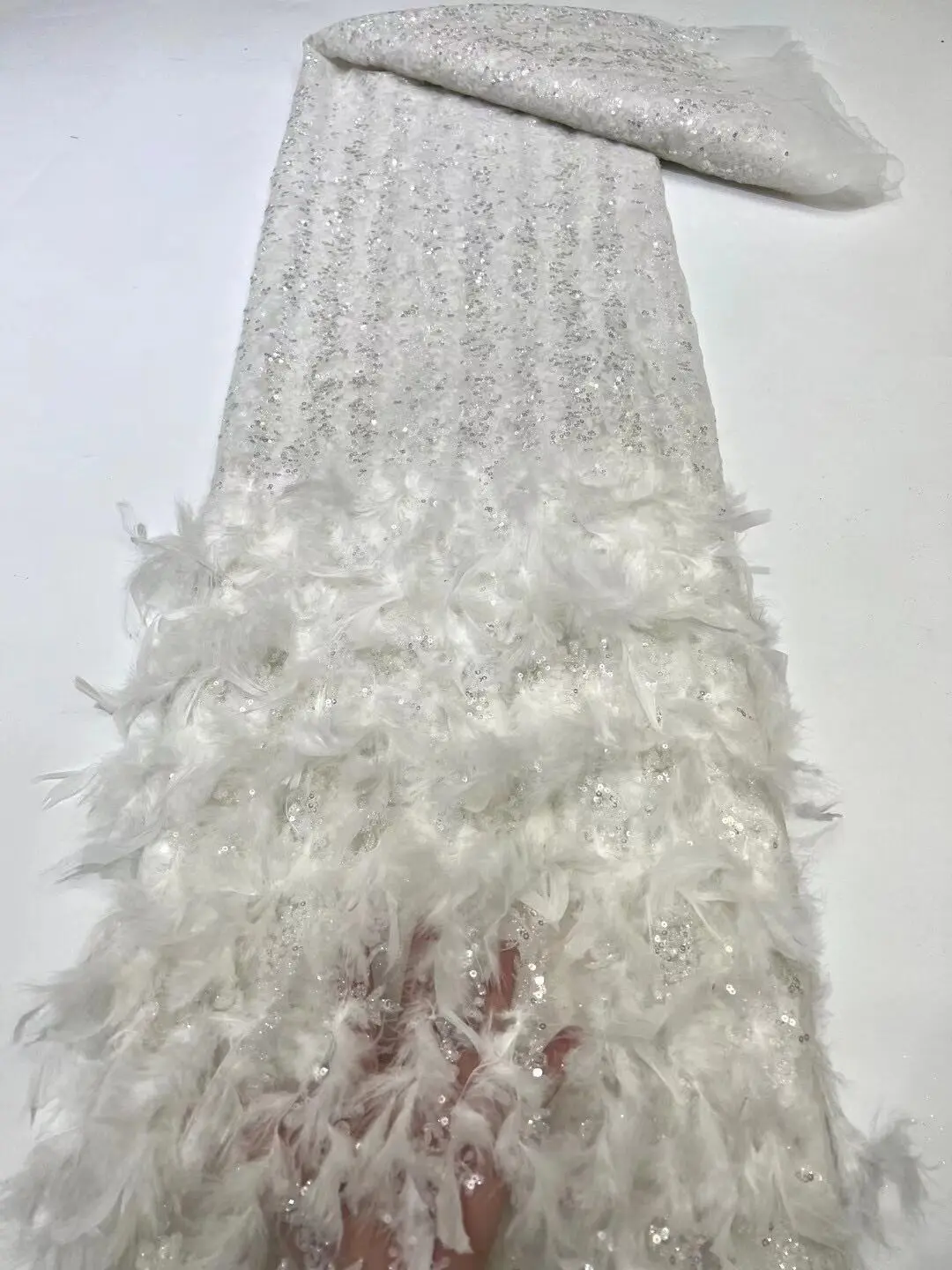 

Африканская кружевная ткань с блестками 2022, Высококачественная французская нигерийская кружевная ткань с вышивкой для шитья свадебного платья