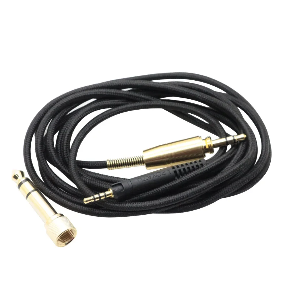 Upgrade Vervangend Snoer Met 6.35mm Adapter 3.5mm Hoofdtelefoonkabels Voor Sennheiser HD569 HD579 HD559 HD599 HD 599 Hoofdtelefoon