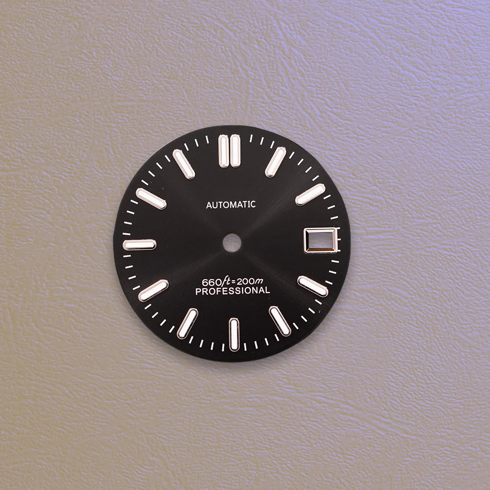 Sell Like Hotcakes 28.5mm S Logo Gradient sunlight Dial Green Noctilucent Fit NH35/NH36 Movement Watch Modification Accessories