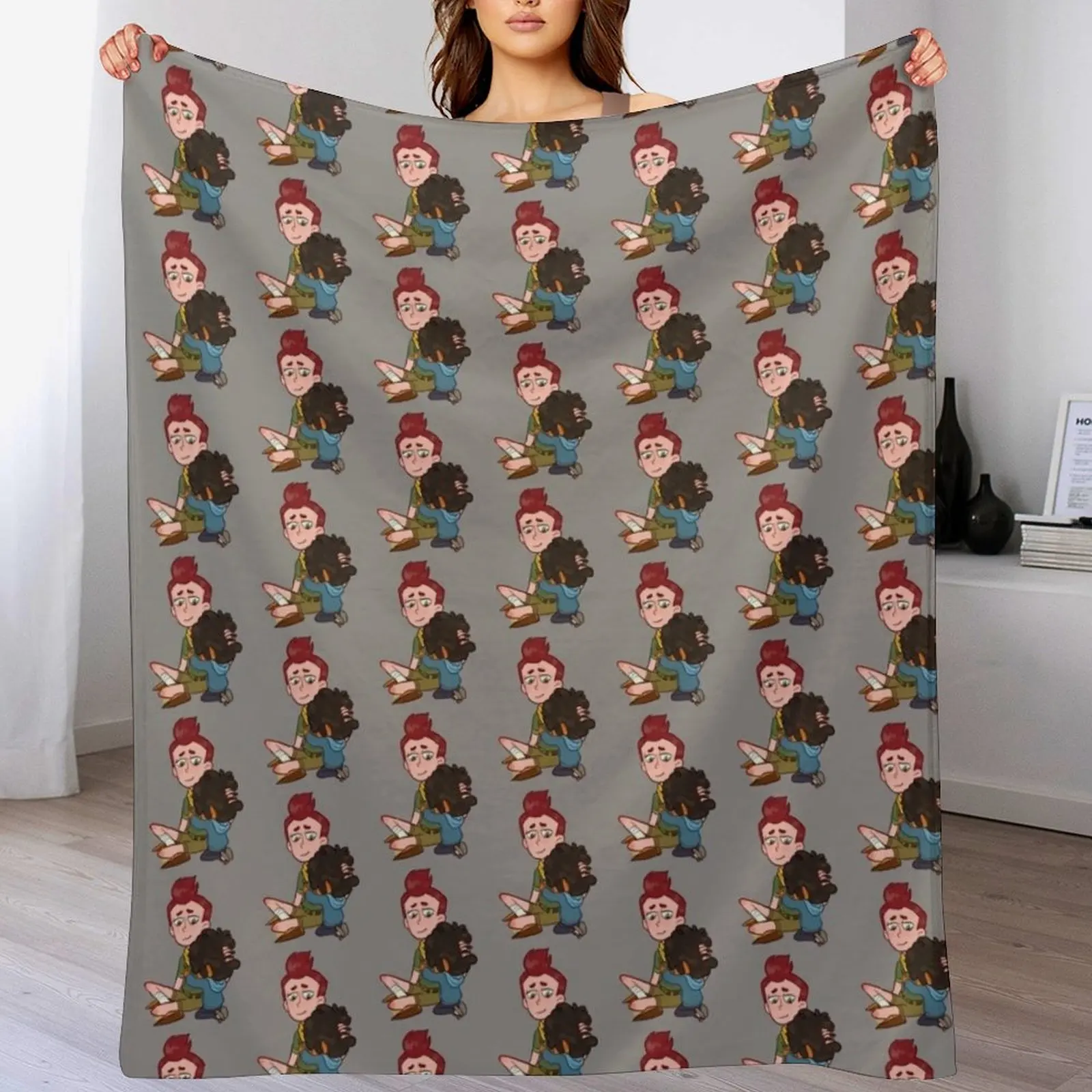 Camp Camp- hug Throw Blanket Stylish Warm Blanket for Living Room Bedroom