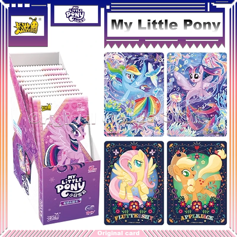 

Original KAYOU My Little Pony Card Friendship Is Magic Huiyue Pack 06 Anime Collection Cards Children Gift Kids Toys