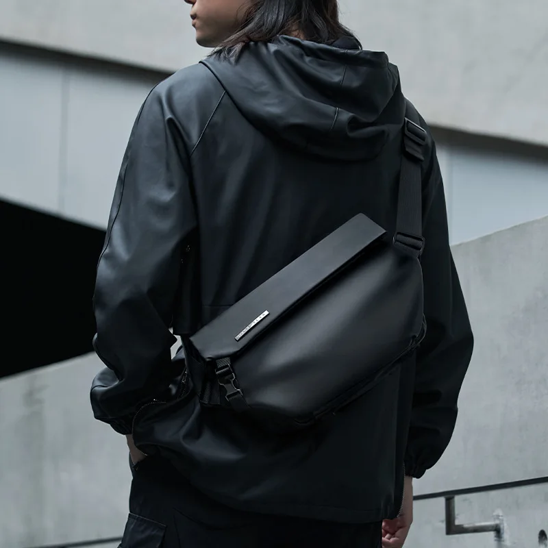 

Водонепроницаемая повседневная сумка через плечо из ПВХ, мужская портативная сумка на одно плечо, пригородная сумка-мессенджер, многофункциональная велосипедная сумка