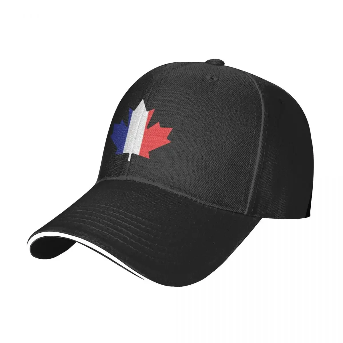 New Flag of Canada and France, Canadian Patriotic Gift Baseball Cap Kids Hat black Visor Mens Cap Women's