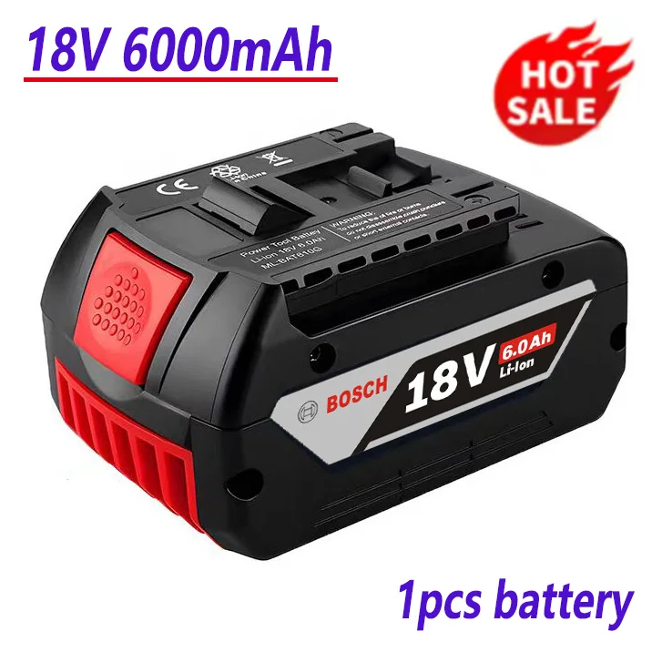 

100%Original For Bosch 18V tool backup 18V 6000mAh battery, professional DRAADLOZE system, BAT609 battery BAT618 GBA18V80