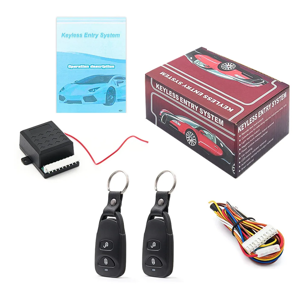 

Universal Car Auto Remote Central Kit Door Lock Locking 12V Vehicle Keyless Entry System Central Locking Auto Remote Central Kit